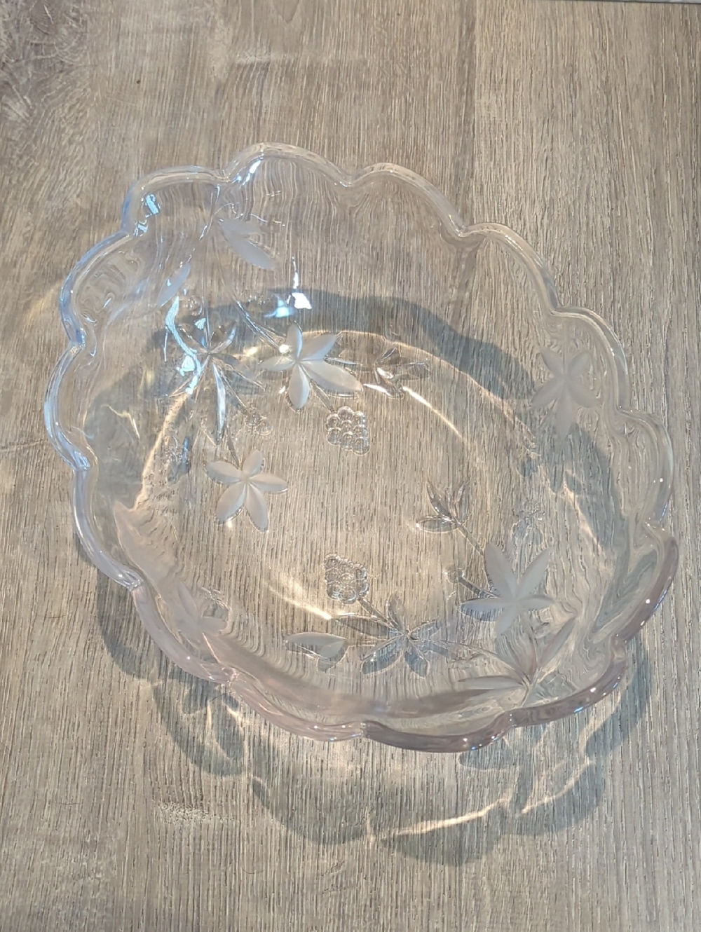 Mikasa Garden Terrace Hostess Oval Crystal Bowl